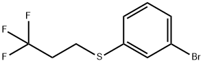 1-Bromo-3-(3,3,3-trifluoro-propylsulfanyl)-benzene Struktur