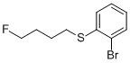 1-Bromo-2-(4-fluoro-butylsulfanyl)-benzene Struktur