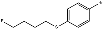 1-Bromo-4-(4-fluoro-butylsulfanyl)-benzene Struktur