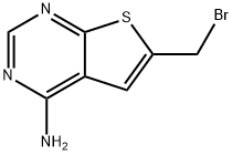 6-(Bromomethyl)thieno[2,3-d]pyrimidin-4-amine Struktur