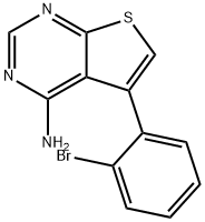 5-(2-BROMOPHENYL)THIENO[2,3-D]PYRIMIDIN-4-AMINE Struktur