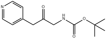 (2-OXO-3-PYRIDIN-4-YL-PROPYL)-CARBAMIC ACID TERT-BUTYL ESTER Struktur