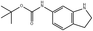 Tert-butyl indolin-6-yl-carbamate Struktur