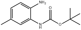 (2-AMINO-5-METHYL-PHENYL)-CARBAMIC ACID TERT-BUTYL ESTER Struktur