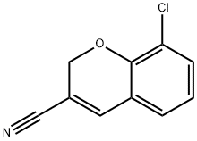 8-CHLORO-2H-CHROMENE-3-CARBONITRILE Struktur