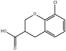 8-CHLOROCHROMAN-3-CARBOXYLIC ACID Struktur