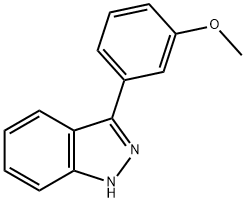 3-(3-METHOXY-PHENYL)-1H-INDAZOLE Struktur