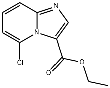 5-CHLORO-IMIDAZO[1,2-A]PYRIDINE-3-CARBOXYLIC ACID ETHYL ESTER Struktur