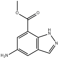 5-AMINO-1H-INDAZOLE-7-CARBOXYLIC ACID METHYL ESTER price.