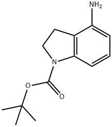 4-氨基-2,3-二氟吲哚-1-羧酸叔丁酯, 885272-42-4, 結構式