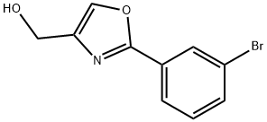 [2-(3-BROMO-PHENYL)-OXAZOL-4-YL]-METHANOL Struktur