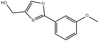 [2-(3-METHOXY-PHENYL)-OXAZOL-4-YL]-METHANOL Struktur