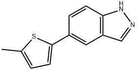 5-(5-METHYL-THIOPHEN-2-YL)-1H-INDAZOLE Struktur