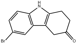 6-BROMO-1,2,4,9-TETRAHYDRO-CARBAZOL-3-ONE Struktur