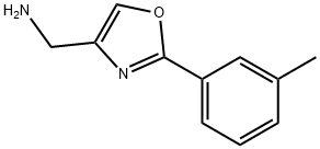 2-M-TOLYL-OXAZOL-4-YL-METHYLAMINE Struktur