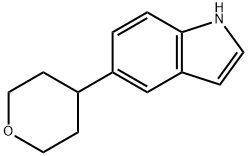 5-(TETRAHYDRO-PYRAN-4-YL)-1H-INDOLE Struktur