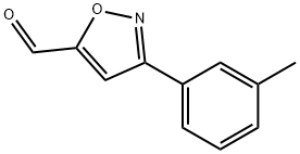 3-M-TOLYL-ISOXAZOLE-5-CARBALDEHYDE Struktur