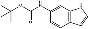 (1H-INDOL-6-YL)-CARBAMIC ACID TERT-BUTYL ESTER Struktur