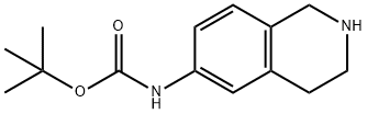 (1,2,3,4-TETRAHYDRO-ISOQUINOLIN-6-YL)-CARBAMIC ACID TERT-BUTYL ESTER Struktur