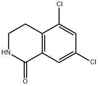 5,7-DICHLORO-3,4-DIHYDRO-2H-ISOQUINOLIN-1-ONE Struktur