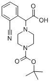 2-(4-BOC-PIPERAZINYL)-2-(2-CYANO-PHENYL)ACETIC ACID Structure