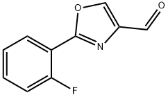 2-(2-FLUORO-PHENYL)-OXAZOLE-4-CARBALDEHYDE Struktur