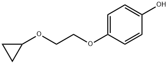 4-(2-CYCLOPROPOXY-ETHOXY)-PHENOL Struktur