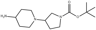 3-(4-AMINO-PIPERIDIN-1-YL)-PYRROLIDINE-1-CARBOXYLIC ACID TERT-BUTYL ESTER Struktur