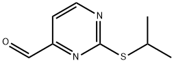 2-ISOPROPYLSULFANYL-PYRIMIDINE-4-CARBALDEHYDE Struktur