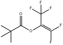 PENTAFLUORO-2-PROPENYL PIVALATE Struktur