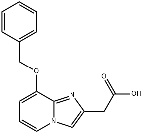 (8-BENZYLOXY-IMIDAZO[1,2-A]PYRIDIN-2-YL)-ACETIC ACID Struktur