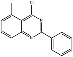 4-CHLORO-5-METHYL-2-PHENYL-QUINAZOLINE Struktur