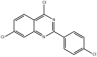 4,7-DICHLORO-2-(4-CHLORO-PHENYL)-QUINAZOLINE Struktur