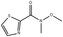 N-METHOXY-N-METHYL-THIAZOLE-2-CARBOXAMIDE Struktur