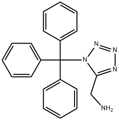 C-(1-TRITYL-1H-TETRAZOL-5-YL)-METHYLAMINE Struktur