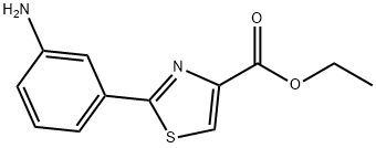 2-(3-AMINO-PHENYL)-THIAZOLE-4-CARBOXYLIC ACID ETHYL ESTER Struktur