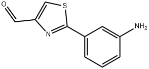 2-(3-AMINO-PHENYL)-THIAZOLE-4-CARBALDEHYDE Struktur