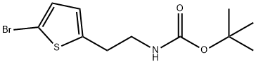 [2-(5-BROMO-THIOPHEN-2-YL)-ETHYL]-CARBAMIC ACID TERT-BUTYL ESTER Struktur