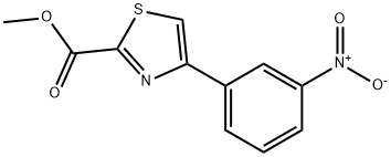 methyl 4-(3-nitrophenyl)thiazole-2-carboxylate Struktur