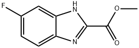 6-FLUORO-1H-BENZOIMIDAZOLE-2-CARBOXYLIC ACID METHYL ESTER Struktur