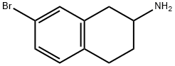 7-BROMO-1,2,3,4-TETRAHYDRO-NAPHTHALEN-2-YLAMINE Struktur