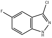 3-CHLORO-5-FLUORO (1H)INDAZOLE Struktur