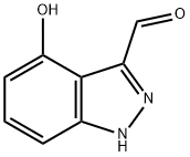 1H-Indazole-3-carboxaldehyde,4-hydroxy- Struktur