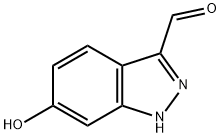 6-hydroxy-1H-indazole-3-carbaldehyde Struktur