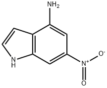 1H-Indol-4-aMine, 6-nitro- Struktur