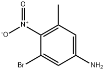 5-AMINO1-BROMO-3-METHYL-2-NITROBENZENE Struktur