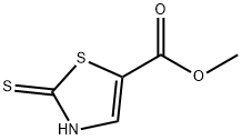 Methyl 2-Mercaptothiazole-5-carboxylate Struktur