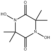 1,4-DIHYDROXY-3,3,6,6-TETRAMETHYLPIPERAZINE-2,5-DIONE Struktur