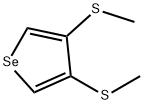 3,4-Bis(methylthio)selenophene Struktur