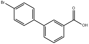 4'-Bromobiphenyl-3-carboxylic acid, 95% Struktur